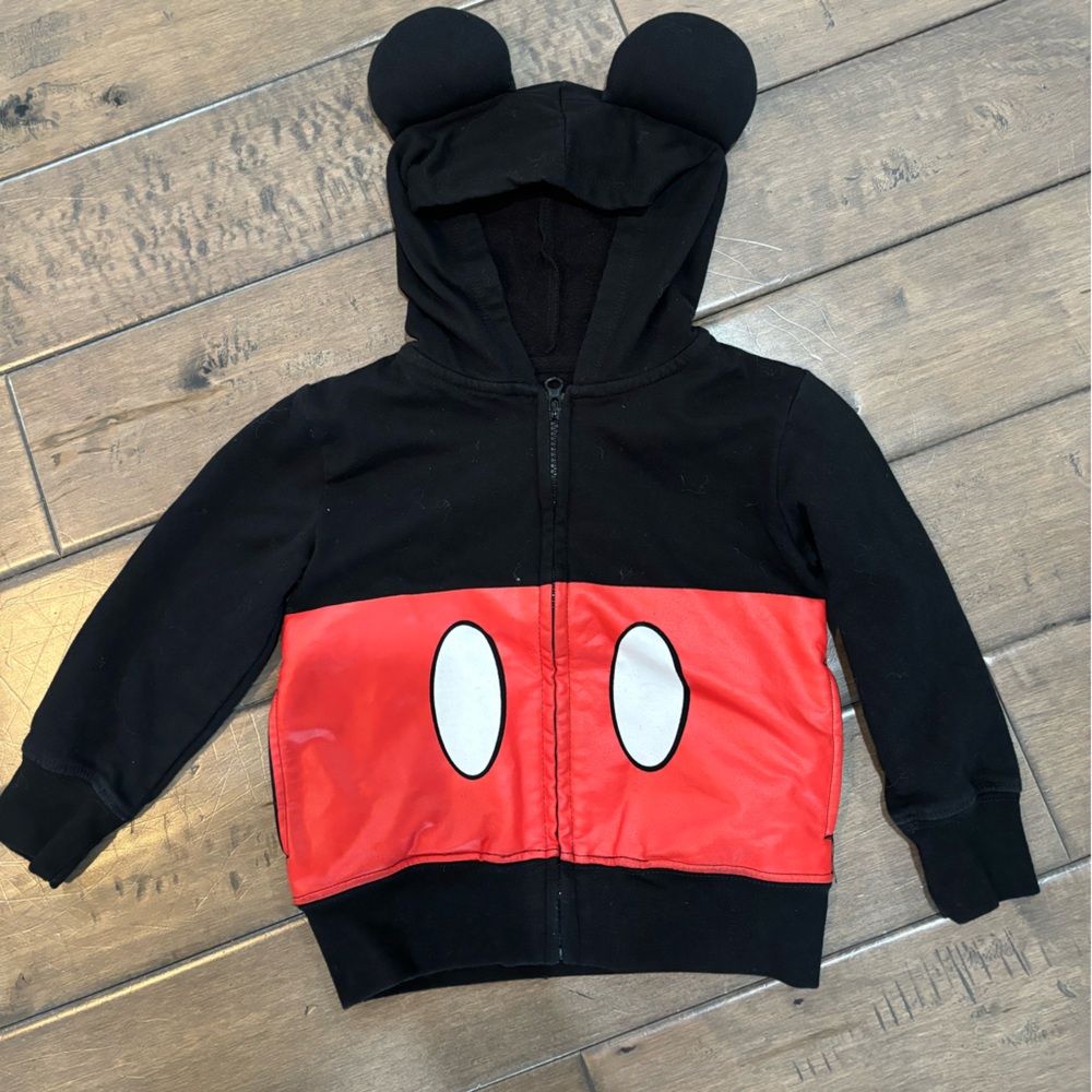 Disney Mickey Mouse zip up hooded sweatshirt